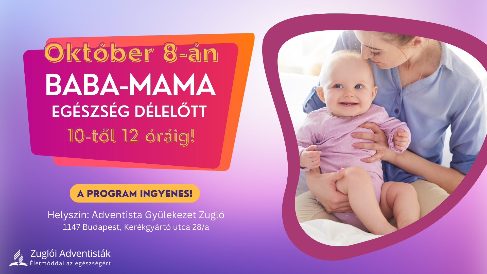 Baba-mama egészségnap Zugló